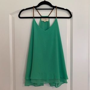 Green tank top